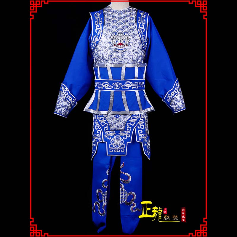 镇赉武生戏服云肩侉子男兵衣